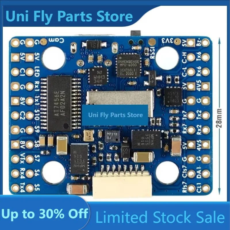 MATEK Mateksys FLIGHT CONTROLLER H743-MINI V3UniFly