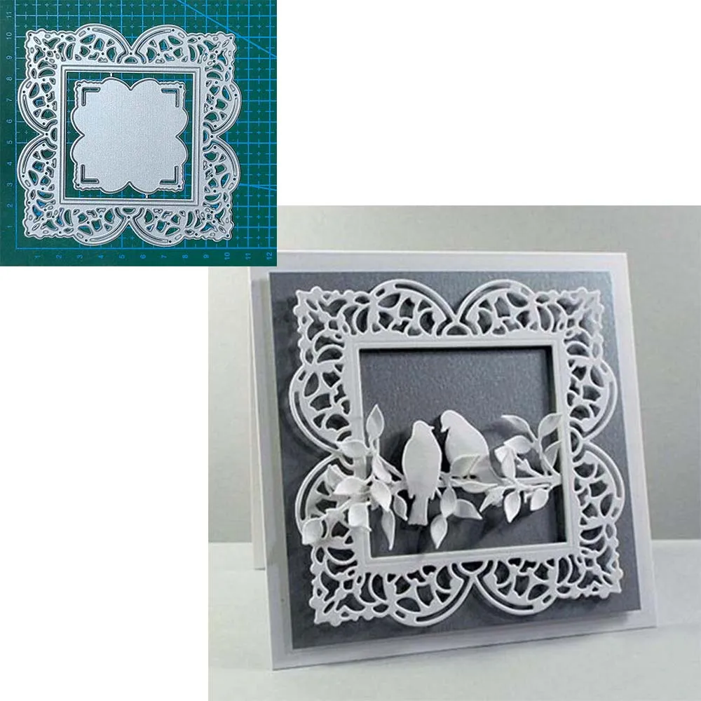 frame background metal cutting dies mold Scrapbooking decoration paper craft knife mould blade punch template Embossing stencils