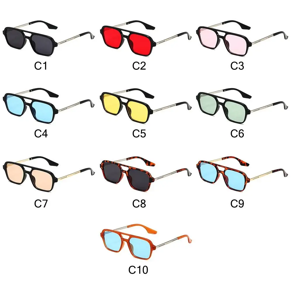 

70s Sun Glasses Retro Style Square Sunglasses for Women Men Luxury Brand Shades Eyewear UV400 Beach/Travel/Streetwear Accessory