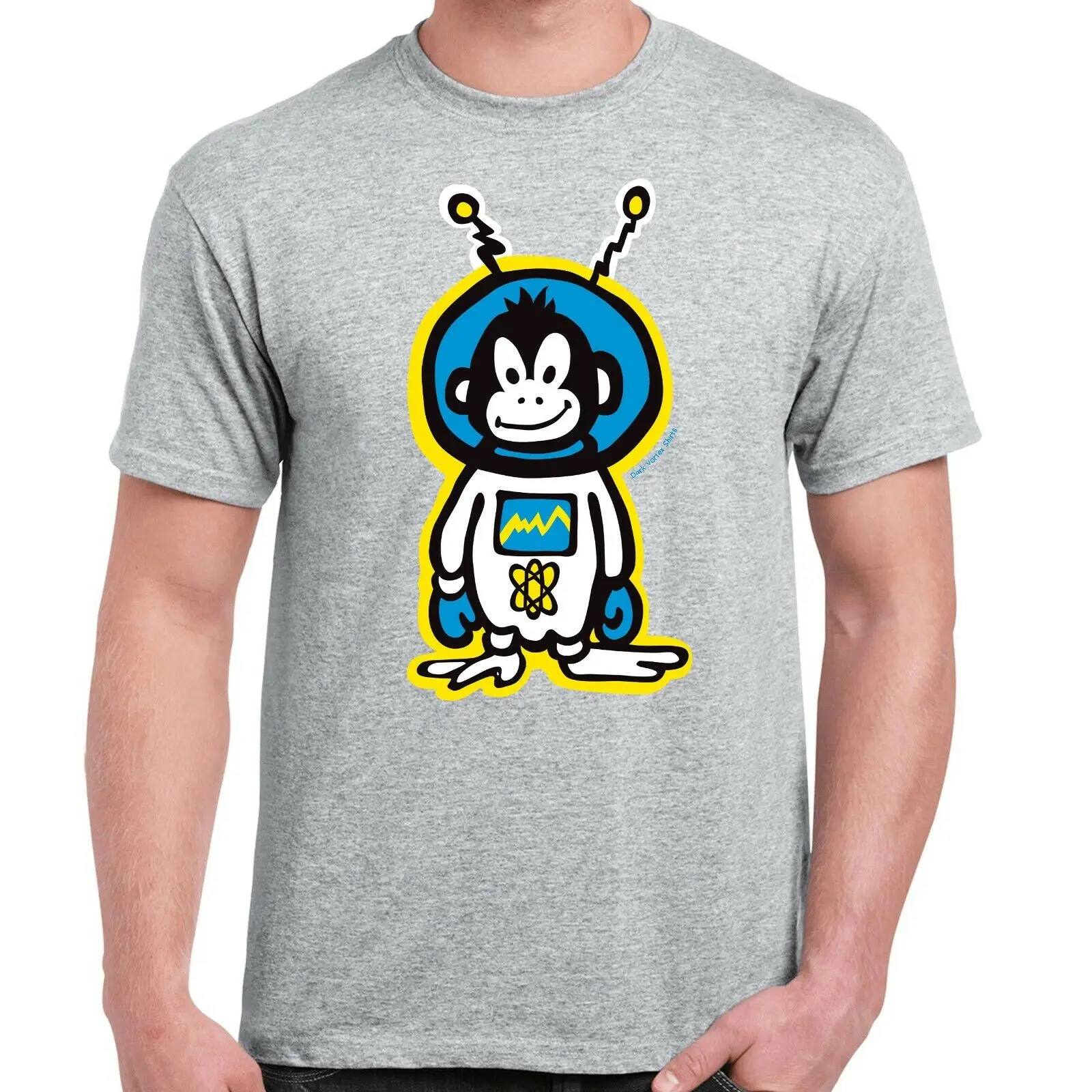 

Space Monkey Retro Design - Whimsical Animal Cartoon Design - 100% Cotton Shirts