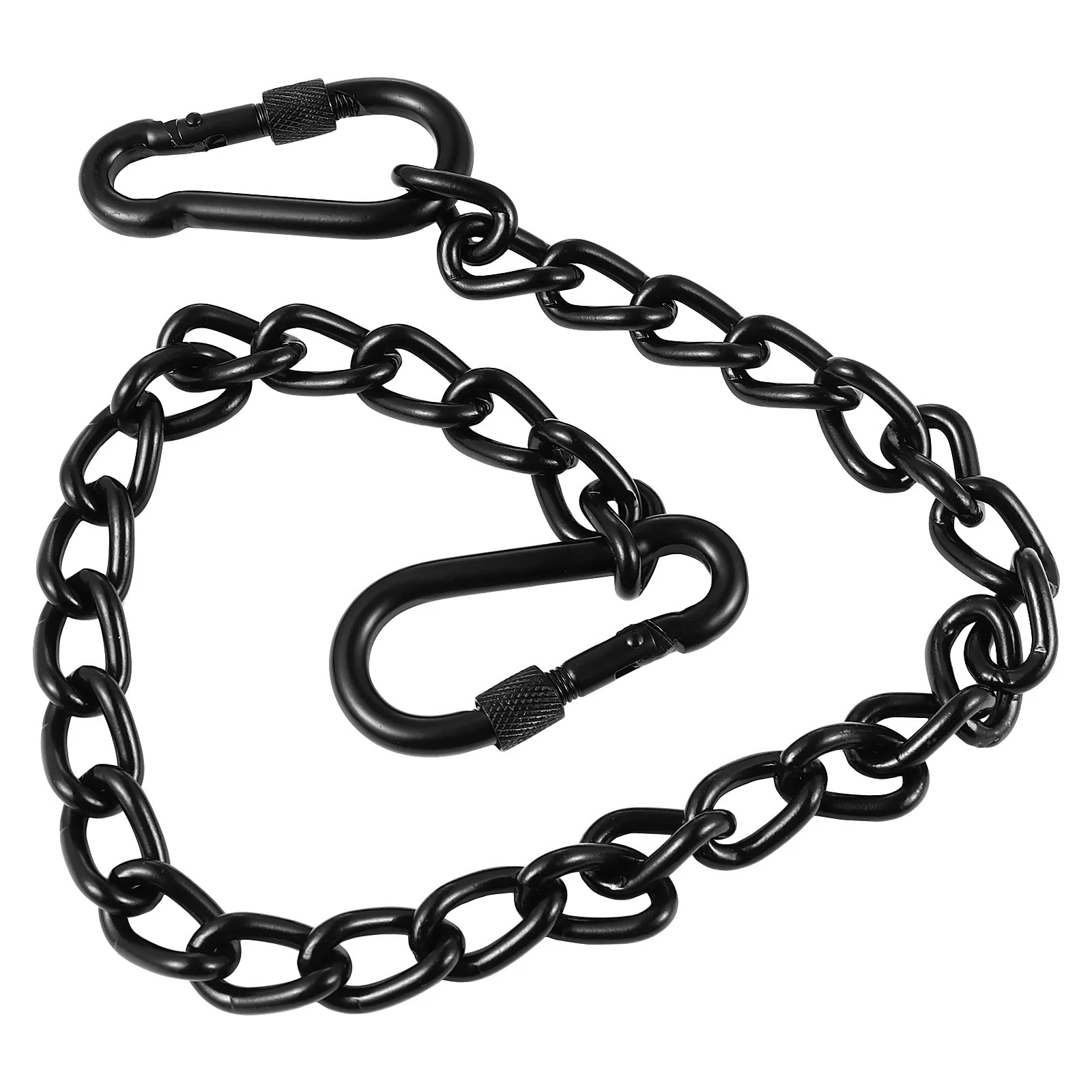 

Stainless Steel Swing Chain Chains Brackets Hanging Heavy Duty Carabiner Clothes Hangers Hook up