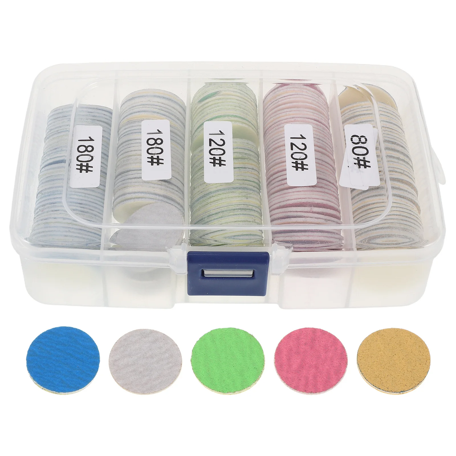 

200Pcs Nail Sanding Pads Set Replacement Sandpaper Discs 80 120 180 Grit Foot File Sandpaper Discs Electric Foot File Tool