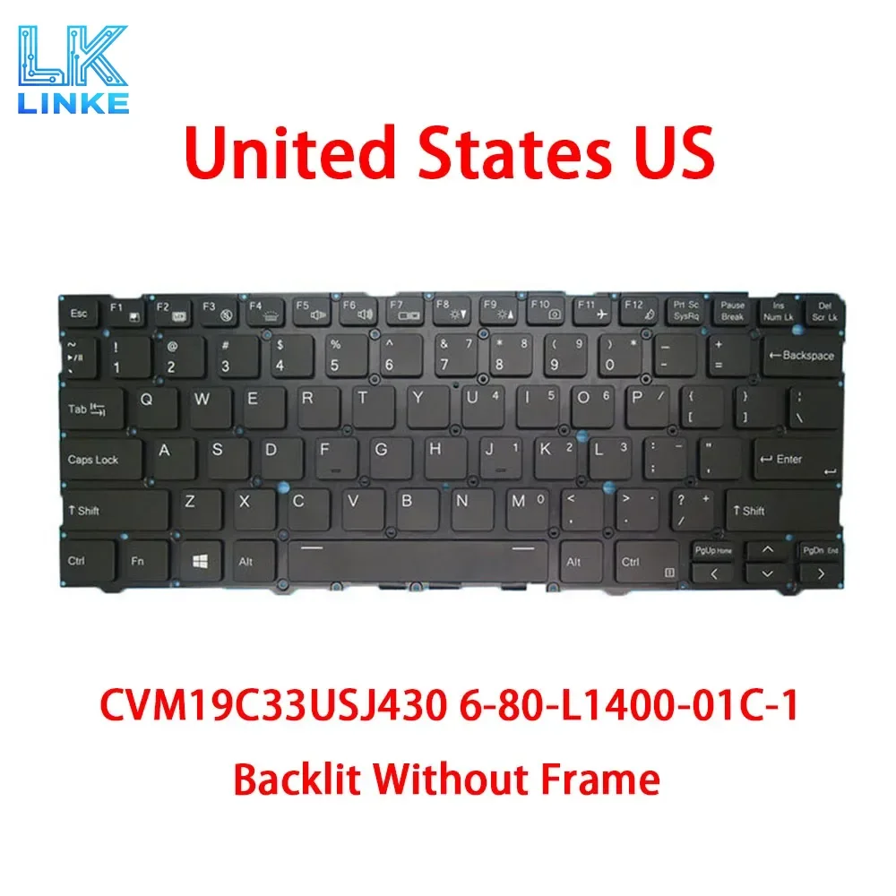 United States US Keyboard CVM19C33USJ430 CVM19C58US-4305 CVM19C53US-4308 CVM24A98U494304 CVM19C53US-430 CVM19C58US-430