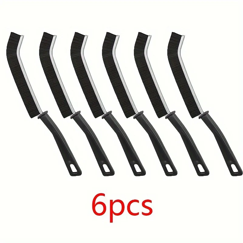 6Pcs Durable Grout Gap Cleaning Brush Kitchen Toilet Tile Joints Dead Angle Hard Bristle Cleaner Brushes For Shower Floor Line image 3