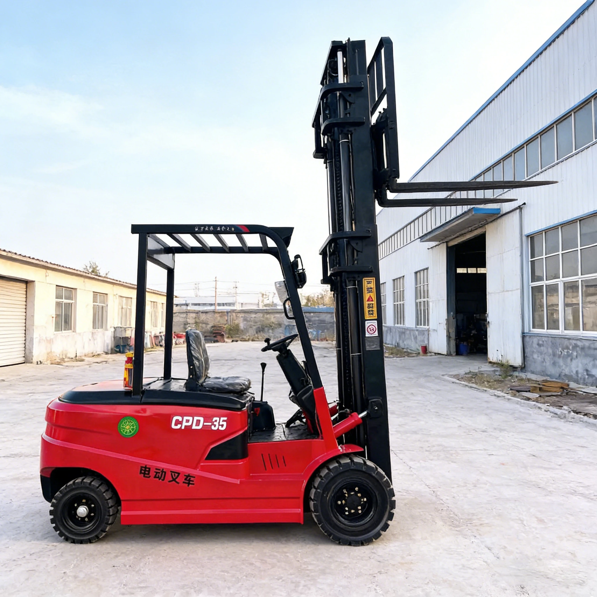 Wholesale Four Wheel Pallet Truck Mini Sturdy Forklift 12 2.5 3 3.5 Ton Side Shift New Electric Forklift