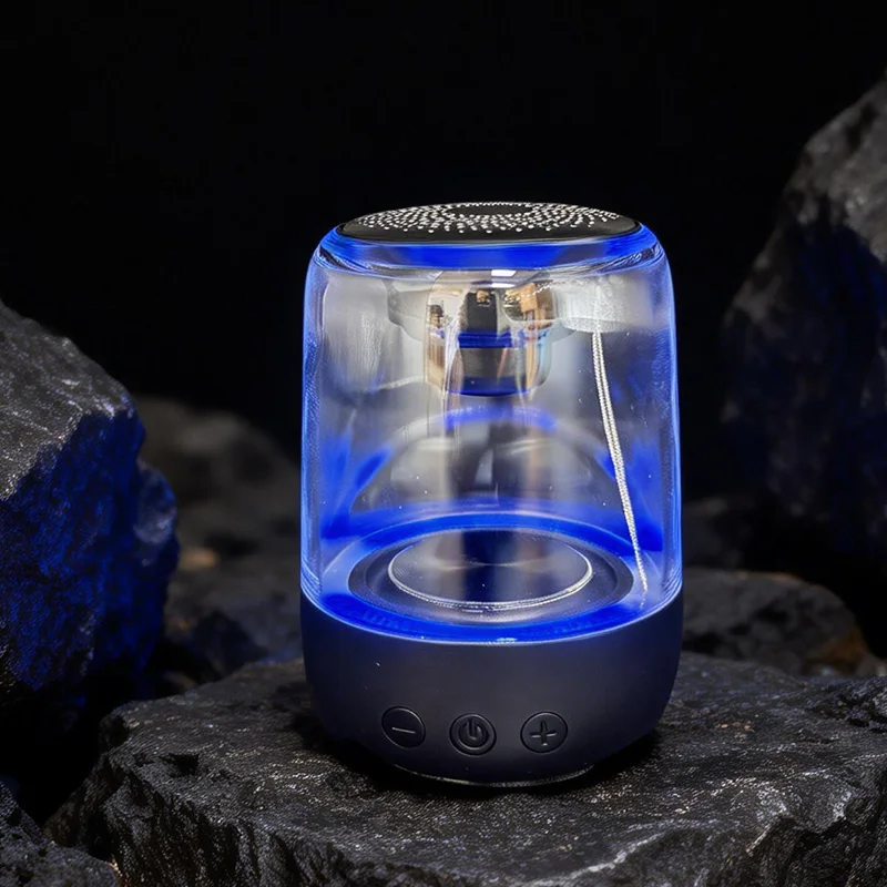 

1000 мА Мини Портативный Bluetooth-динамик Светодиодный ночник Беспроводное стерео сопряжение Домашнее аудио с подсветкой