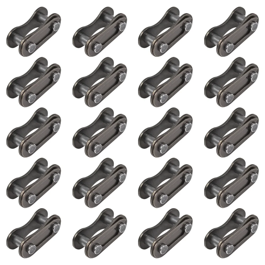 

20Pcs High Strength Bike Chain Link Single Speed Quick Connector Durable Link Assembly for Various Terrains