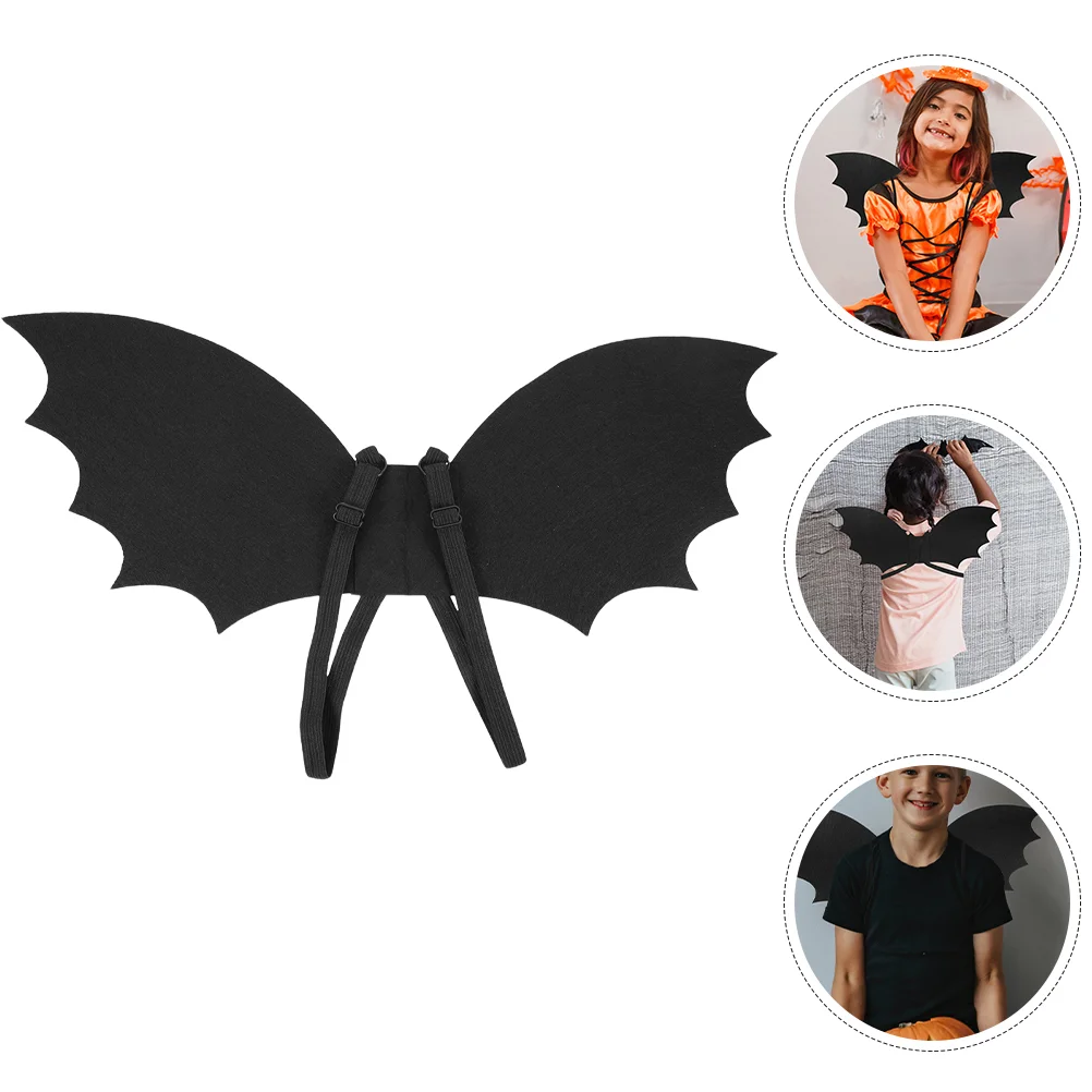 Bat Wings Costume Props for Kids Halloween Cosplay Supply Costumes Dress Party Supplies