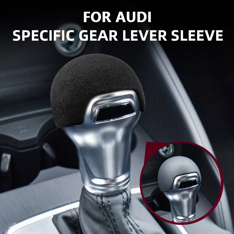

For Audi A3 8V S3 2014-2020 Suede Leather Wrap Car Center Console Gear Shift Panel Interior Decoration Stickers Trim Accessories