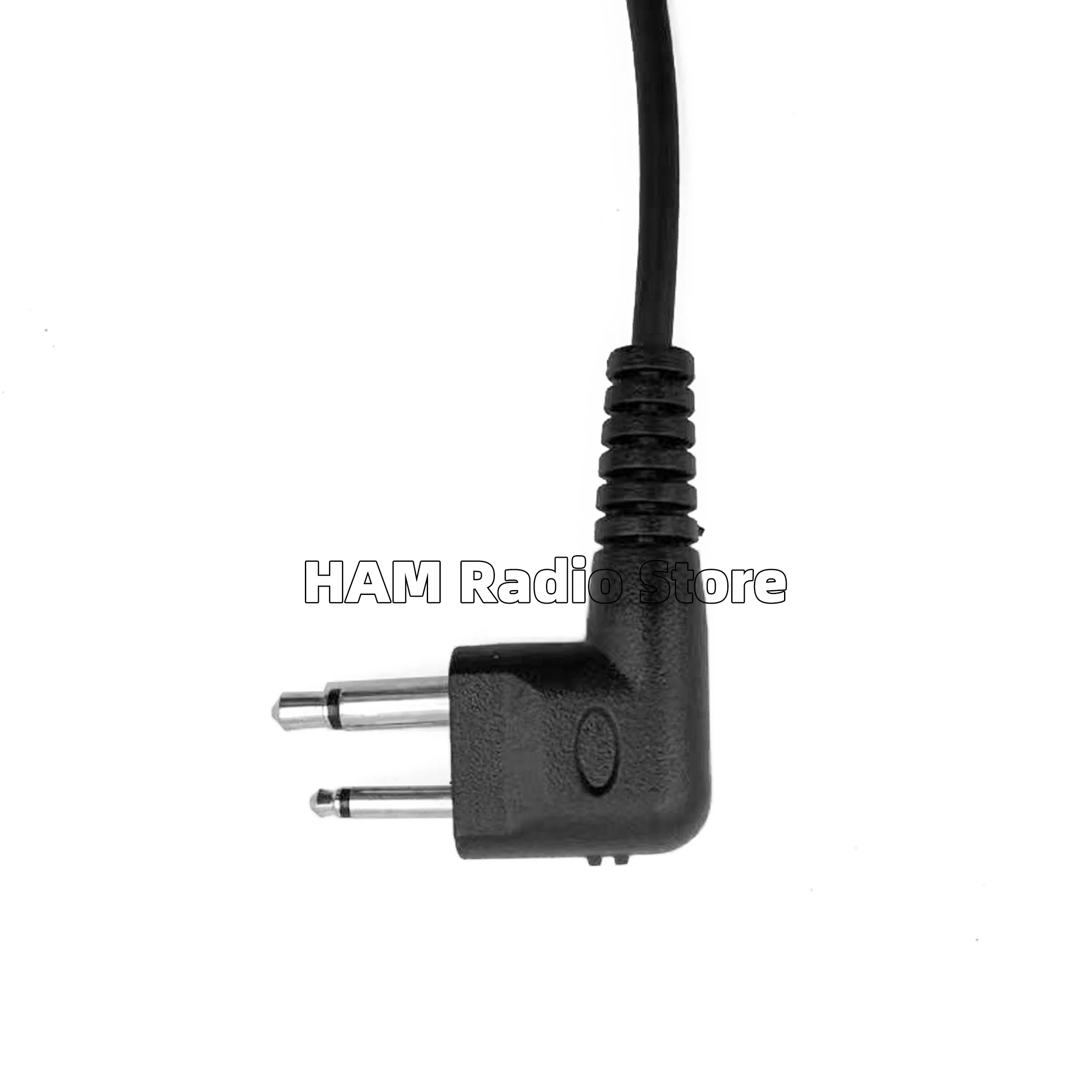 Zestaw słuchawkowy Motorola z 2-pinowym złączem i kablem audio 3,5 mm, słuchawka do walkie-talkie z mikrofonem, przyciskiem PTT, kabel AUX z wtyczką M.