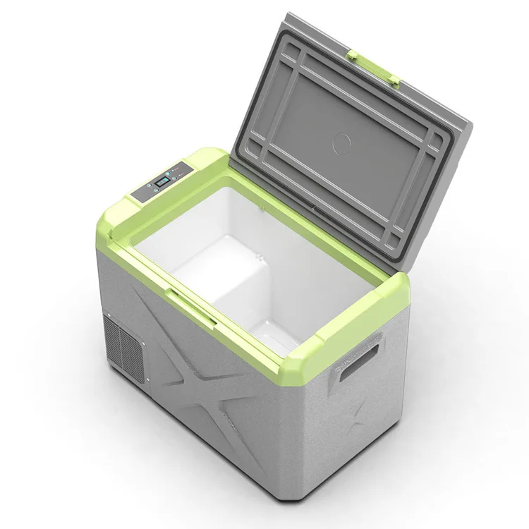 Portable Camping Refrigerator For Car Compressor Type With 24V 12V 220V Cooling Modes Rechargeable