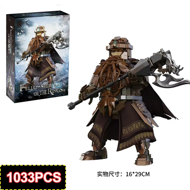 

MOC 1033 шт., набор строительных блоков с героями мультфильмов, серия фильмов, модель, образовательная собранная коллекция, кирпичи, игрушки, подарки для мальчиков