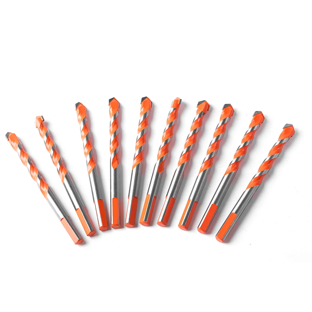 3,4,5,6,8,10,12 مللي متر أفرلورد الحفر بلاط زجاجي لكمة ثقب فتاحة الخرسانة الاسمنت مثلث بت التنغستن الصلب بت أدوات النجارة #6