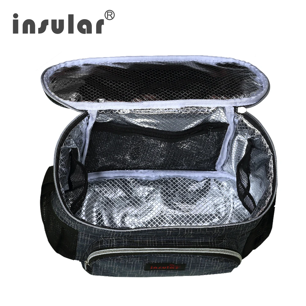 Insular-Térmico Isolamento Bebê Fralda Sacos, À Prova D' Água Fralda Mudando Sacos, Mamãe Cooler Sacos, Marca