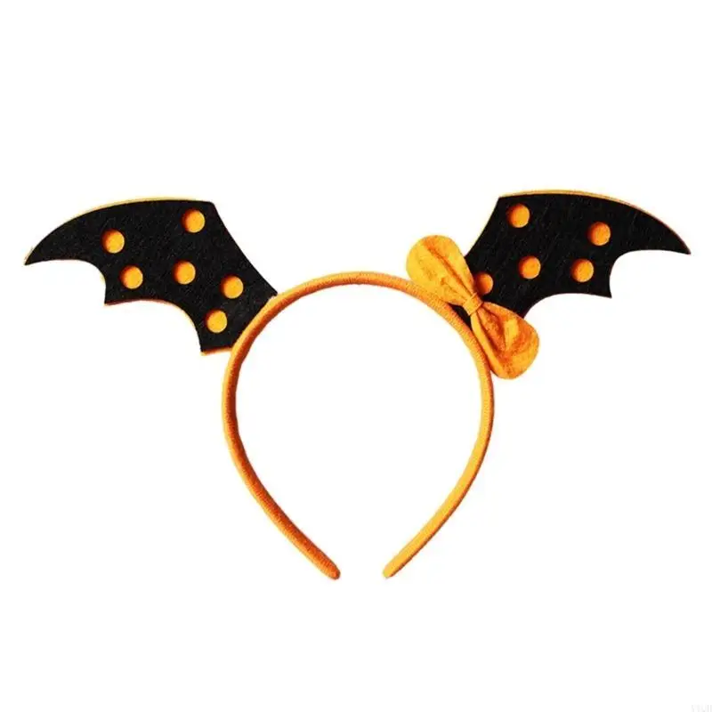 Gotische Vleermuisvleugelvorm Hoofdband Volwassen Unisex Halloween Cosplay Party Haarhoepel