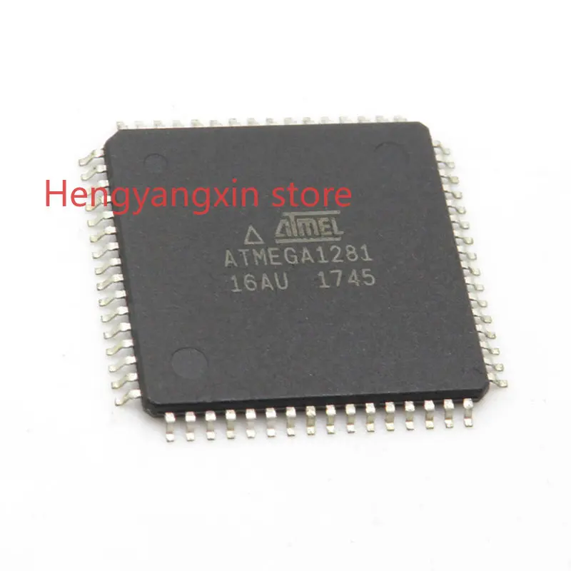 5 PCS ATMEGA1281-16AU ,TQFP-64, ATMEGA1281-16AUR ,8BIT Microcontrollers - MCU, 128KB FLASH 64TQFP,New Original