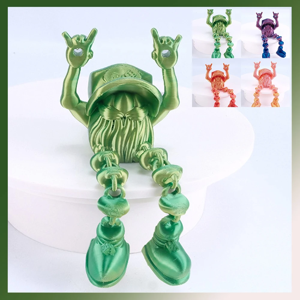 3D Printed Figures Person Multi-joint Model Toys Ornament Christmas Day Decorations Relieving Desktop Novelty Toy Boys Gifts