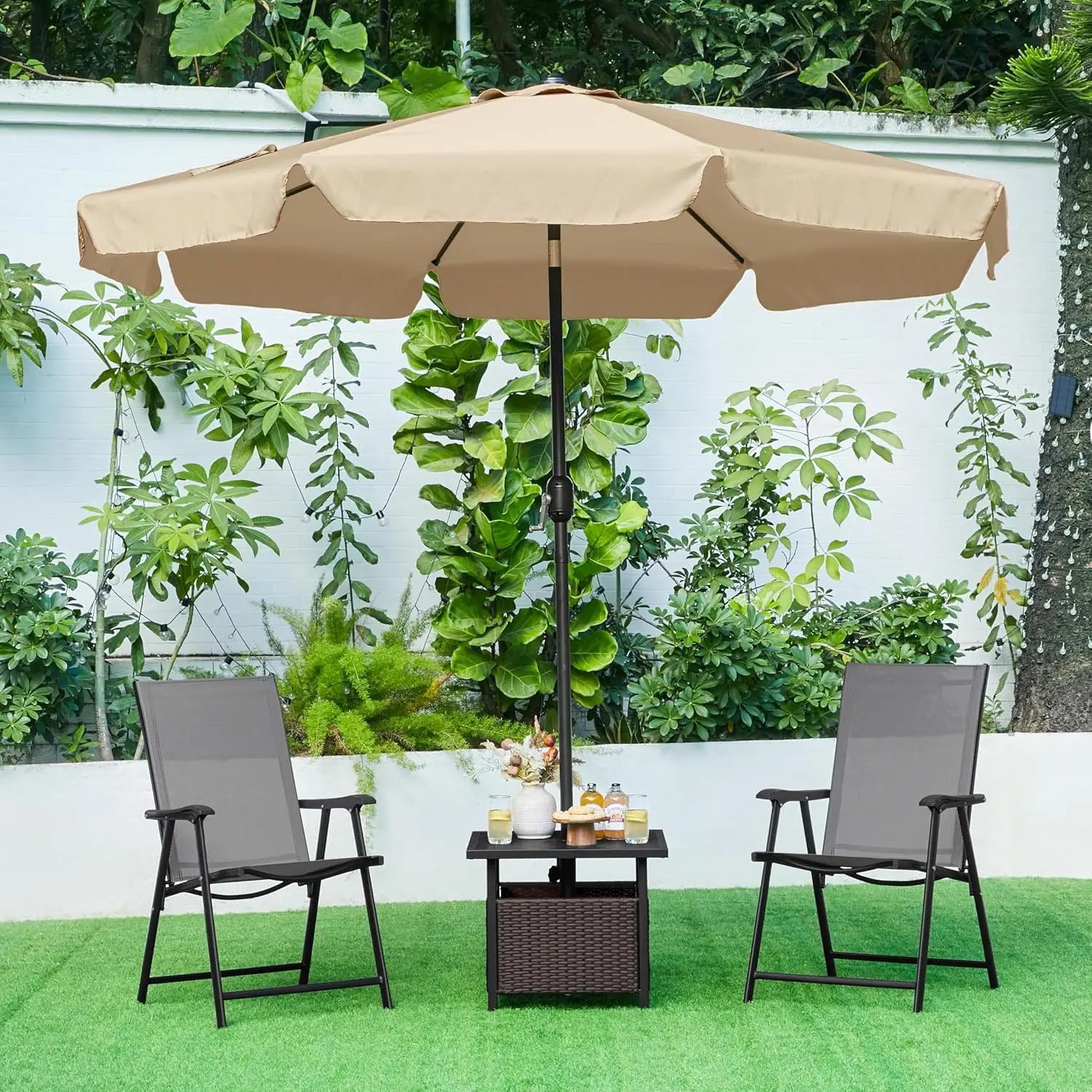 Outdoor Patio Side Table with 1.5