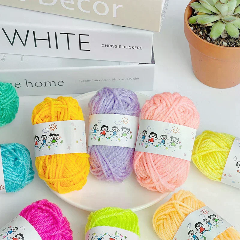 12pçs fios macios e quentes de lã de algodão diy, fio macio de boa qualidade, fio de tricô manual para tricô artesanal, fio de crochê