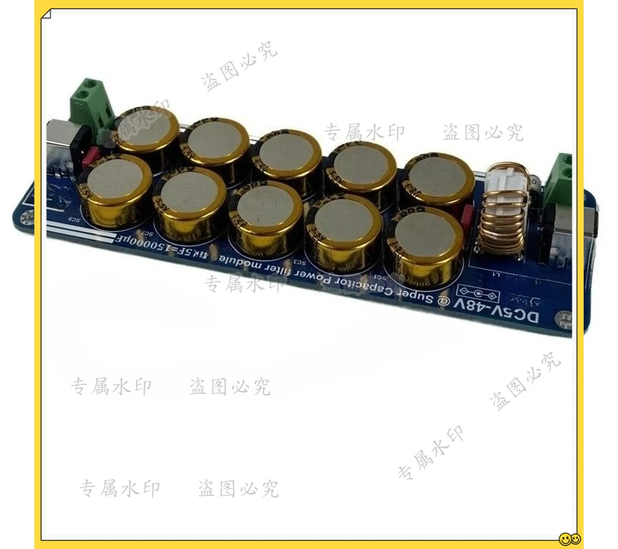 

High-end 5V-48V capacitor Filter Board 10A Linear Switching Power Supply For Headphone Amplifier DAC