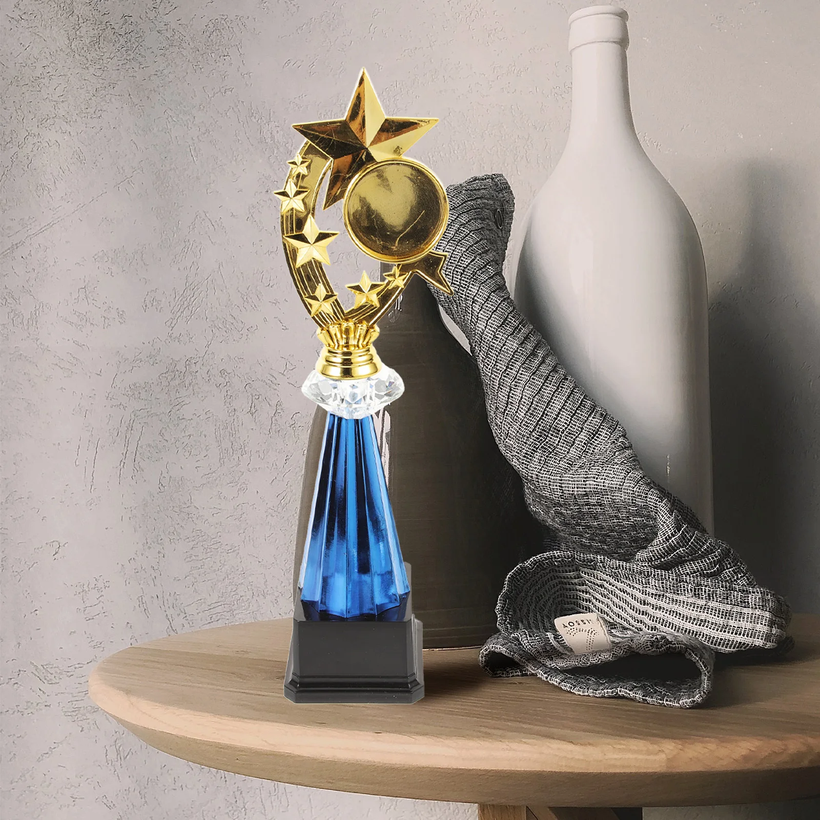 

Plastic Award Pentagram Shaped Competition For Ceremony Party Celebration School Kindergarten Winner Trophy Decor Softball