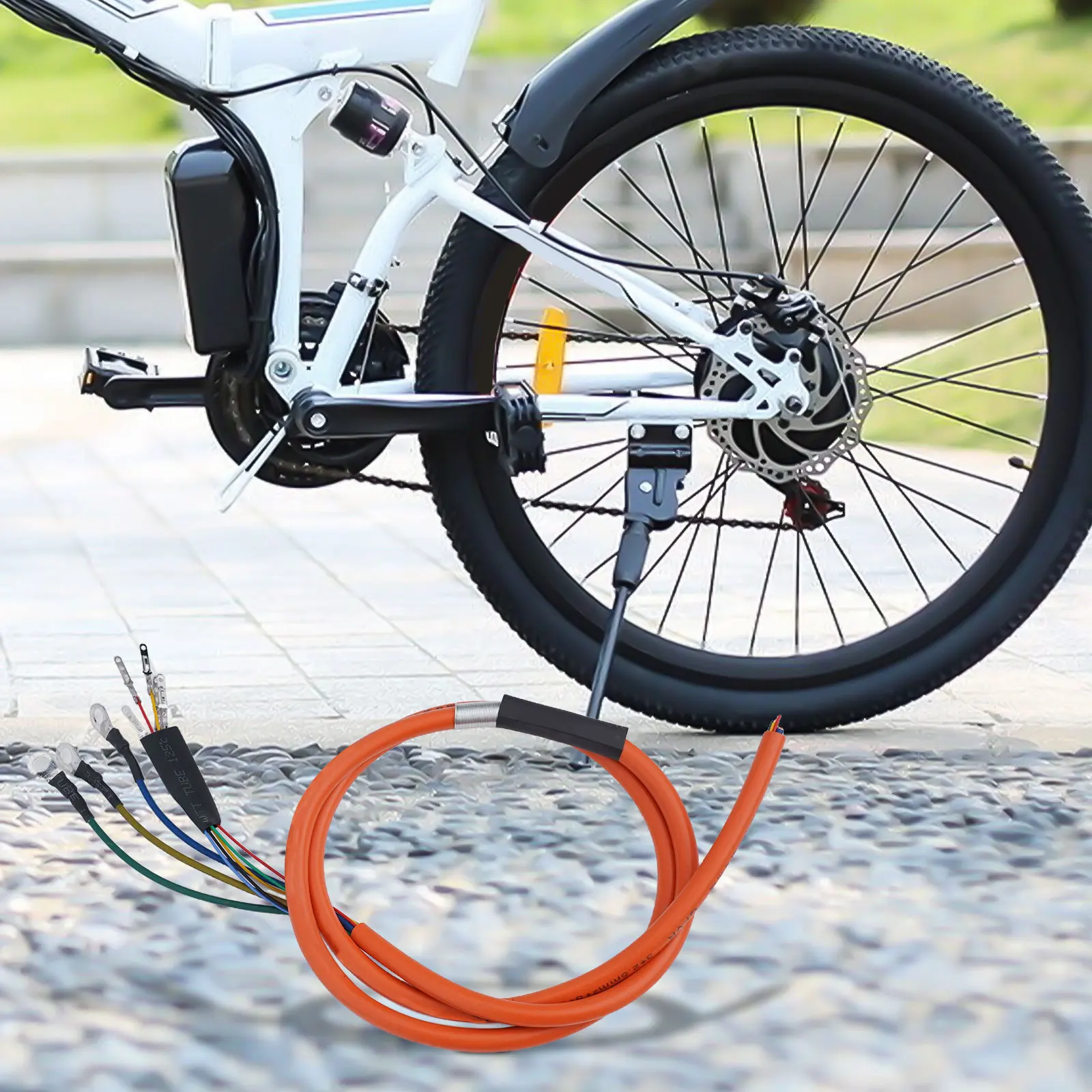 

Motor Cable Brushless DC High Temperature Resistant Pure Copper Hall Phase Wire Pure Hall Sensor Wire Electric Bicycle Supplies