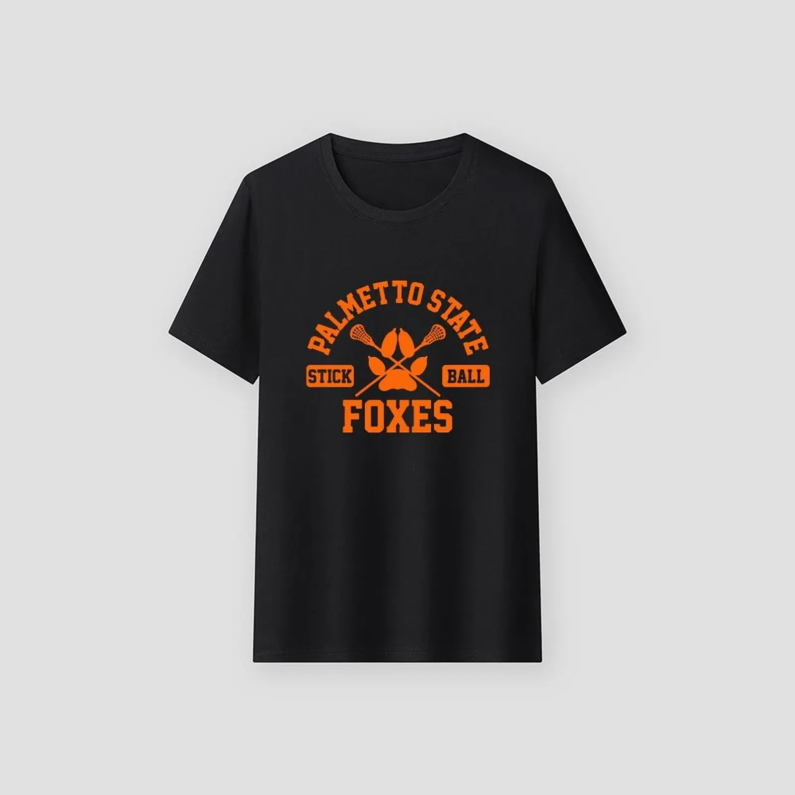 بلايز امرأة جولة الرقبة قصيرة الأكمام رقيقة فضفاضة عارضة Palmetto الدولة Stickball الثعالب طباعة تي شيرت الصيف عارضة المحملة #2