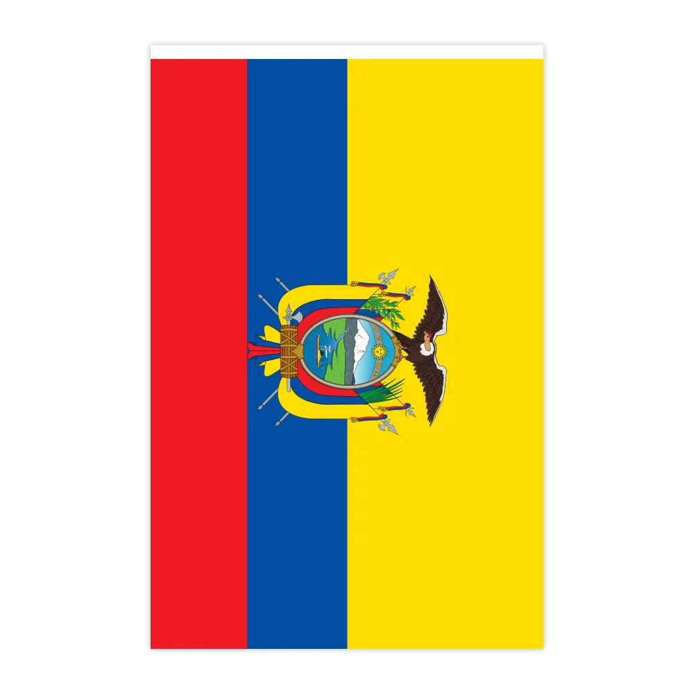 Ecuador bunting flags 14x21cm 20pcs/set Republic of Ecuador Pennant String Banner Buntings Festival Party Holiday decoration