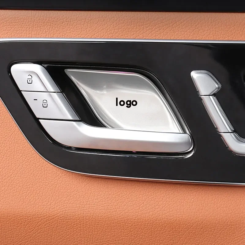 4 مقبض الباب الداخلي من الفولاذ المقاوم للصدأ وعاء الترتر الزخرفية لمرسيدس بنز W206 C W214 E W223 S X254 GLC #3