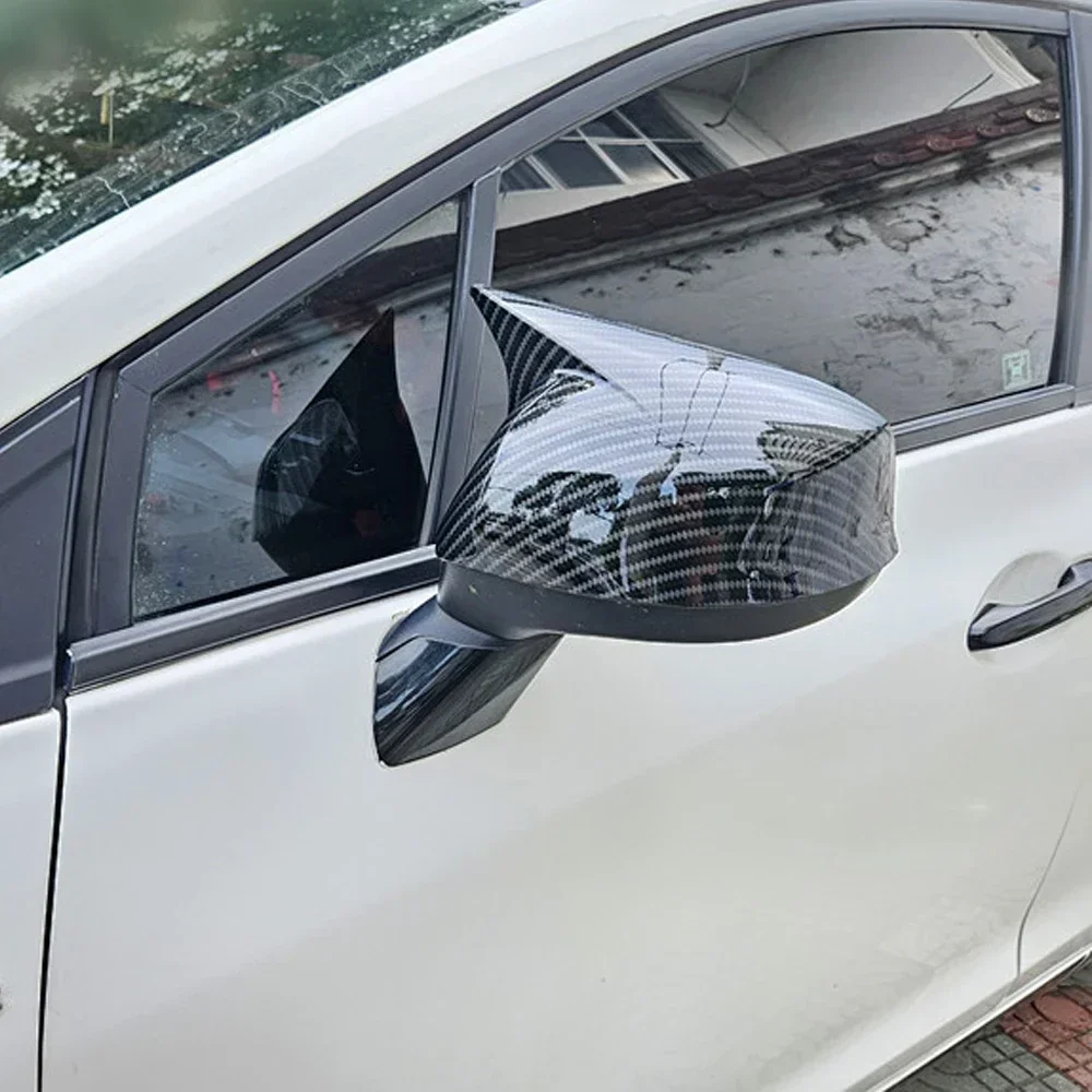 For Honda CIVIC 2012 2013 2014 2015 ABS Car Rearview Side Mirror Cover Wing Cap Exterior Door Housing Trim Adhesive Sticker view 5