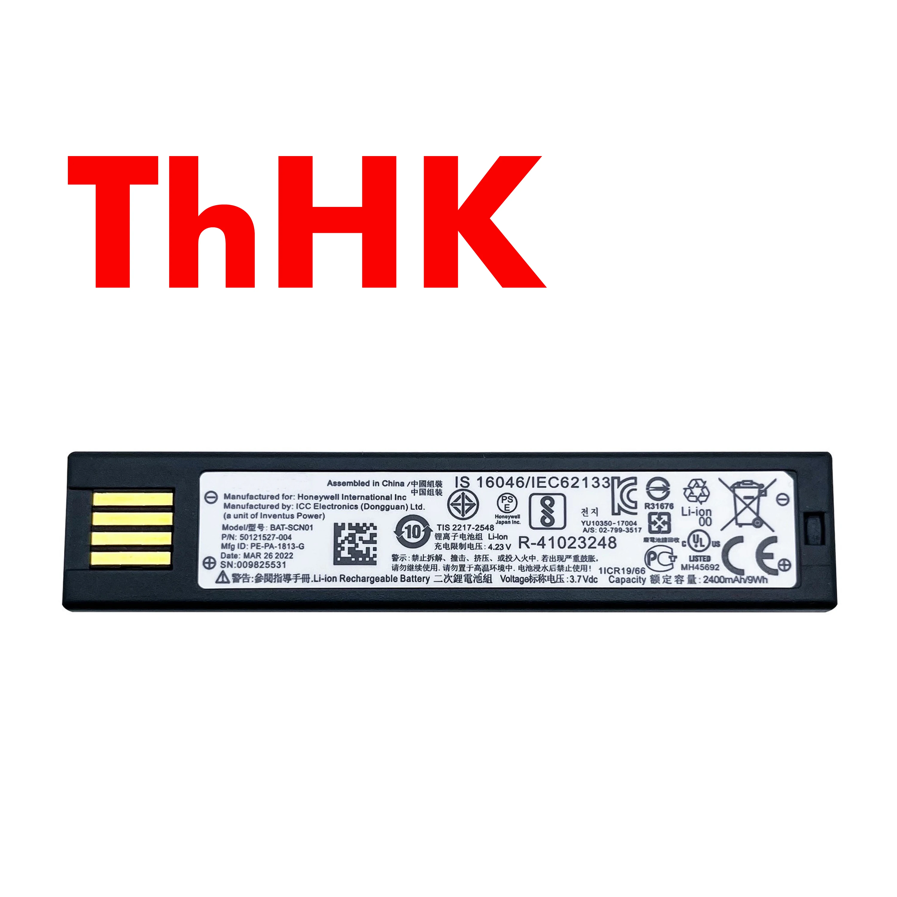 Genuine Original 9Wh BAT-SCN01 50121527-004 Battery For Honeywell Voyager 1202 Xenon 1902 Granit 1911i 3820 4820 Scanners