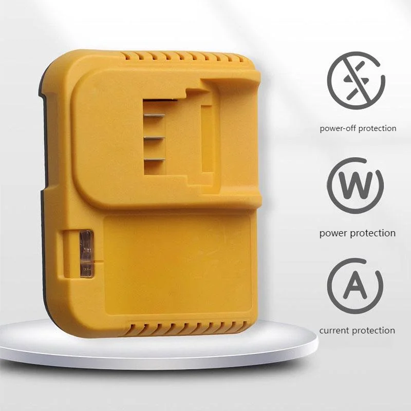 Chargeur de batterie de remplacement adapté pour batterie au Lithium Dewalt 21V 0,5a/DCB200 DCB201 DCB609 DCB182 DCB204, chargeur de batterie US EU