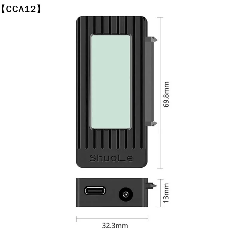 

Кабель-адаптер CCA12 USB-SATA для SSD/HDD, внешний адаптер для жестких дисков с цифровым дисплеем, конвертер USB 3.2/3.0 в SATA