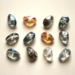8x17MM Stone Shape Shinning Color Plated Loose Spacer Beads For Jewelry Making DIY Pendant Bead Earring Bracelet Necklace
