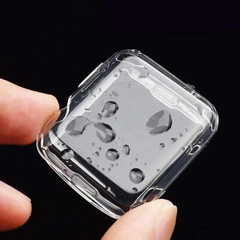 Screen Protector TPU Bumper Cover For Apple Watch Bands 46mm 44mm 45mm 49mm 41mm 46mm Case IWatch Series 12 11 10 SE3 9 8 7 6 5