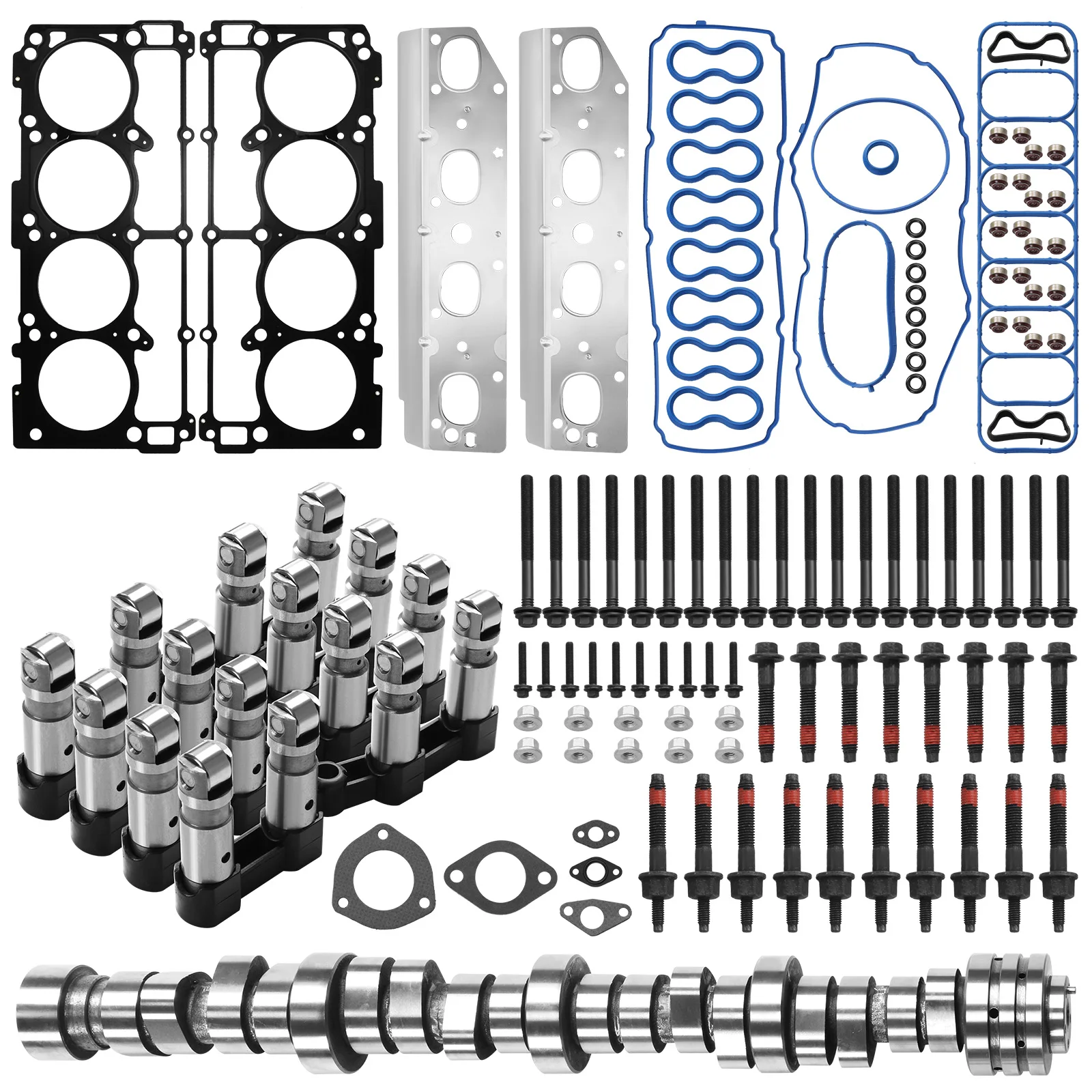 

Engine Full Gasket Set With Head Gasket Camshaft Valve Lifters & Bolt Set Automotive Gaskets Kit For 09-16 Ram 1500 5.7L