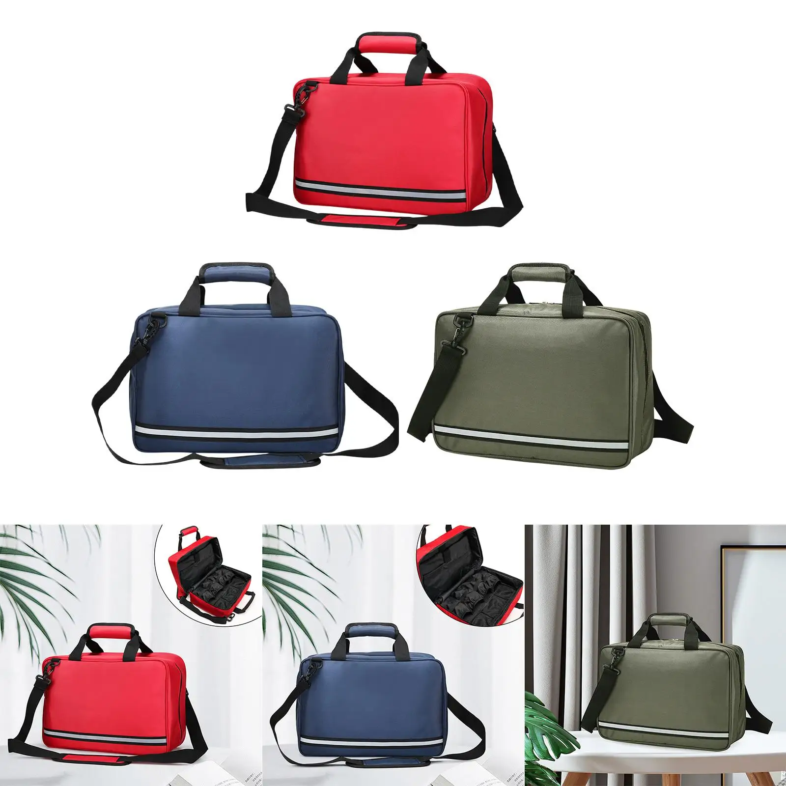 First Aid Bag First Aid Bag Empty Practical Lightweight Storage First Responder Bag Emergency Case for Hiking