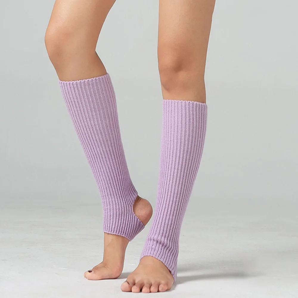 Female Wear Ballet Leg Warmers Foot Covers Long Section Latin Socks Walking Socks Daily Wear Ballet Knitted Socks Yoga Socks