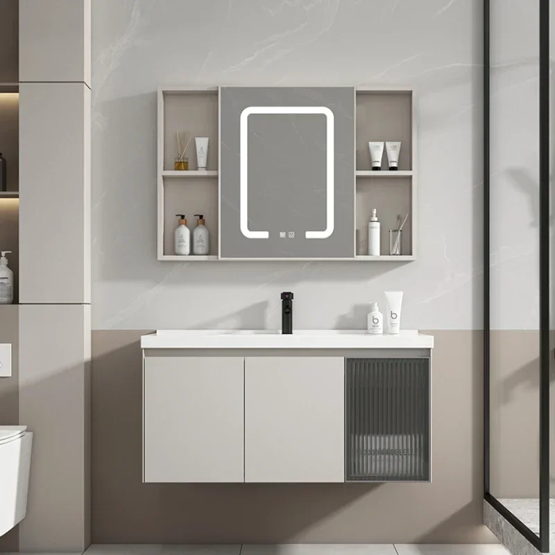 

Bathroom Cabinet Storage Sink Under The Sink Washbasin Towel Double Wall Shelf Closed Vanity Toilet Kitchen Locker Sinks Mdf Pvc