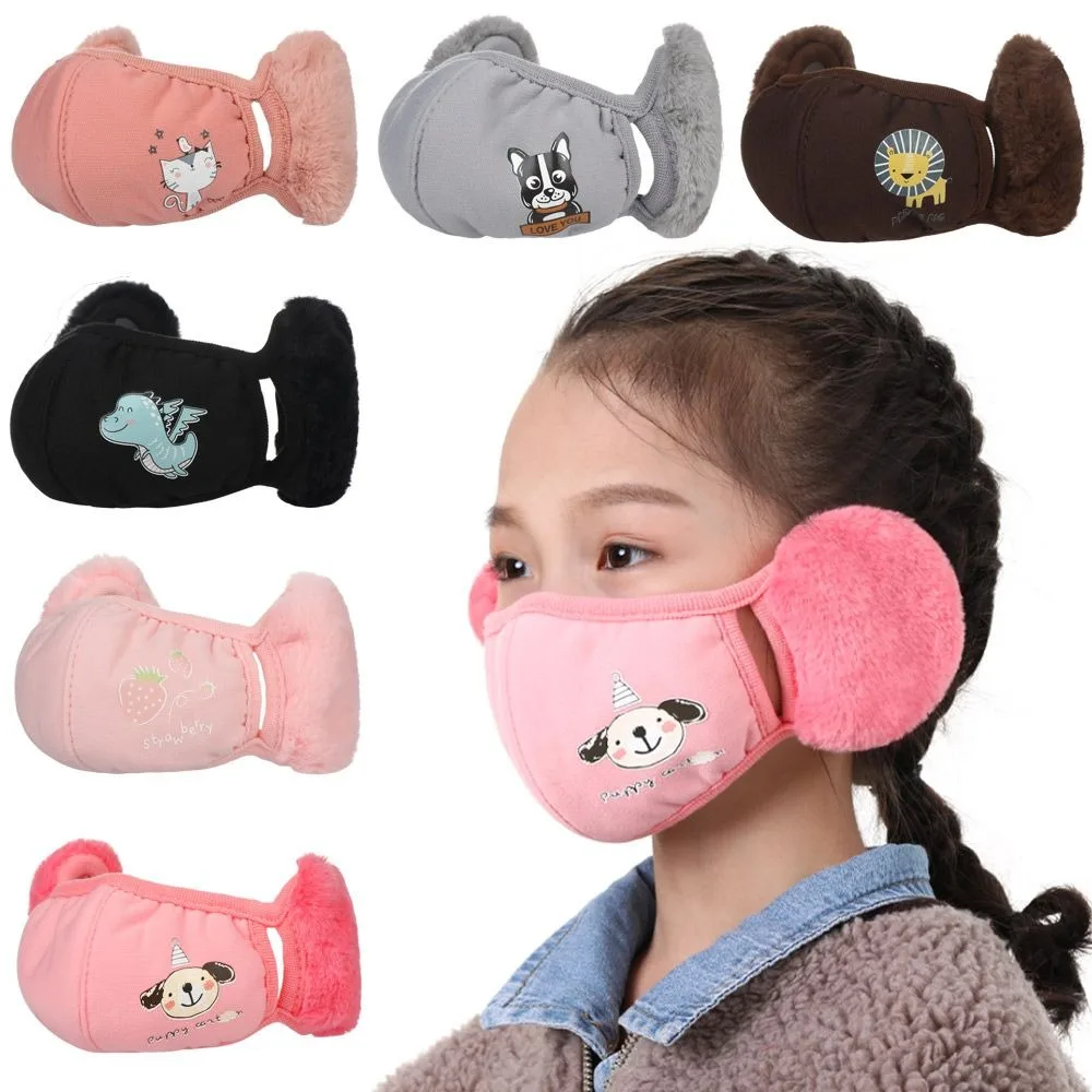 New Breathable Children's Earmuffs Cold-proof Earlap Winter Warm Masks Windproof Children Accessories Ear Warmer Outdoor