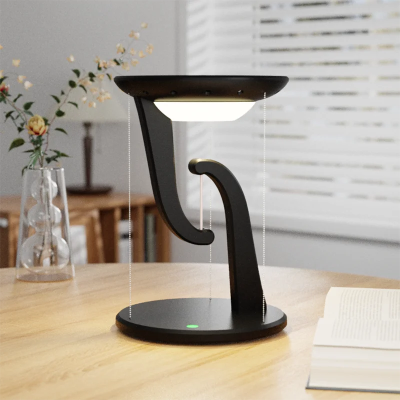 LED desk lamp Suspended lamp Wireless charging Romantic home furnishings Creative Luxury Gifts Bedroom Nightstand Bedside Decor