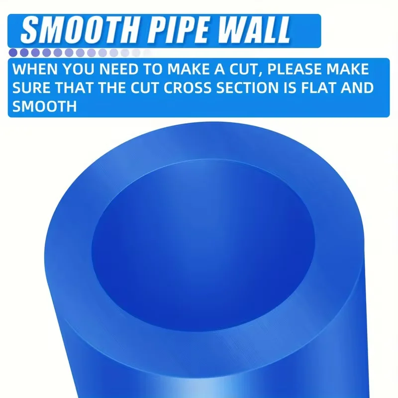 PU Pneumatic Air Hose 4mm 6mm 8mm 10mm 12mm Blue Pneumatic PU Hose for Air Brake System or Liquefaction 10 Meters 32.8 Feet
