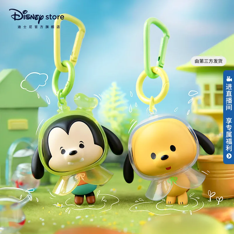 Accesorios colgantes oficiales de la serie Spring Waterproof de Disney, bolsas de caja ciega de moda, llaveros, colgantes decorativos, regalos
