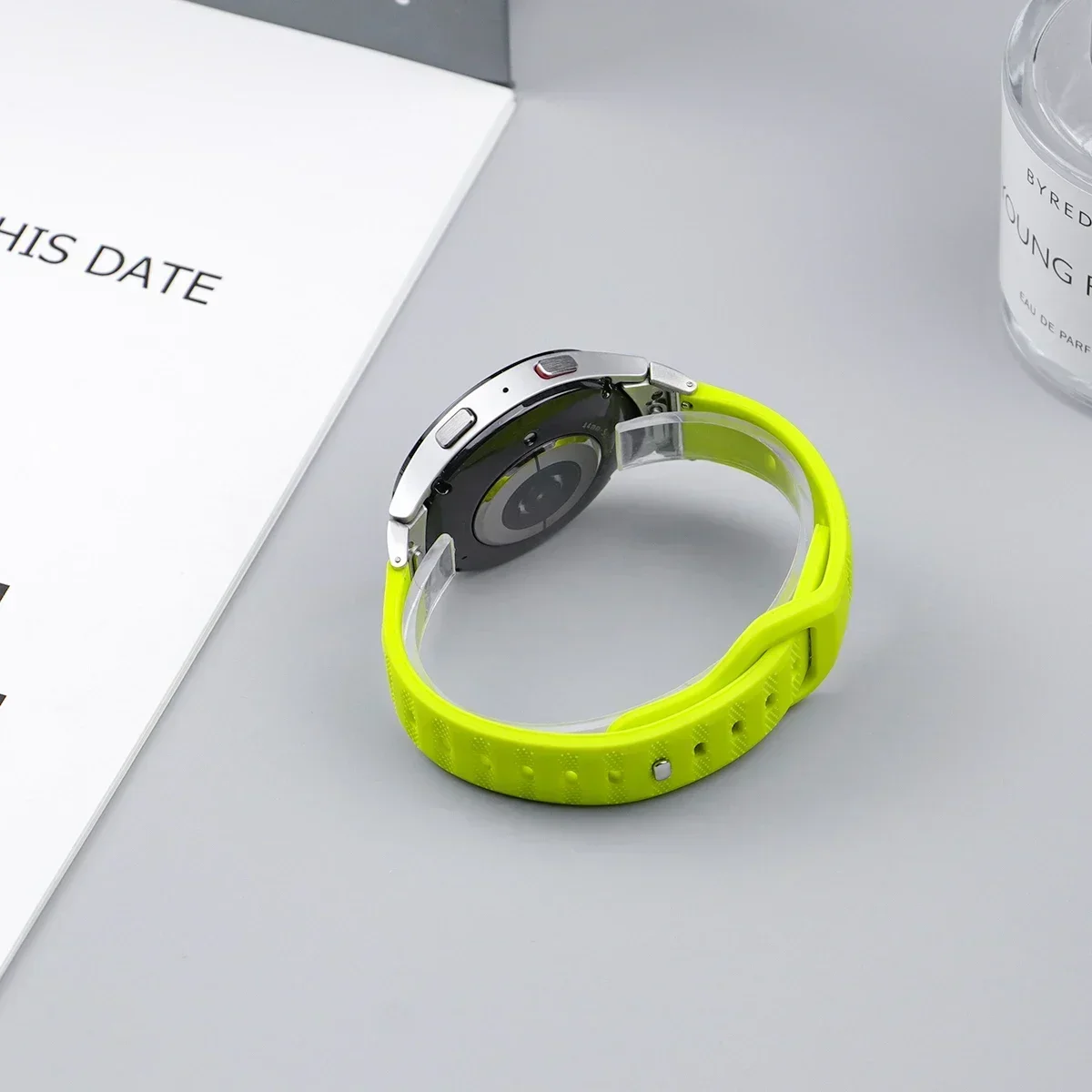 サムスンギャラクシーウォッチ用シリコンストラップ,クラシックウォッチ用アクセサリー,ギャラクシーウォッチ用,プレミアムなし,ソフトスポーツバンド6, 5, 4, 40mm, 44mm,5pro,45mm, 47mm 43mm