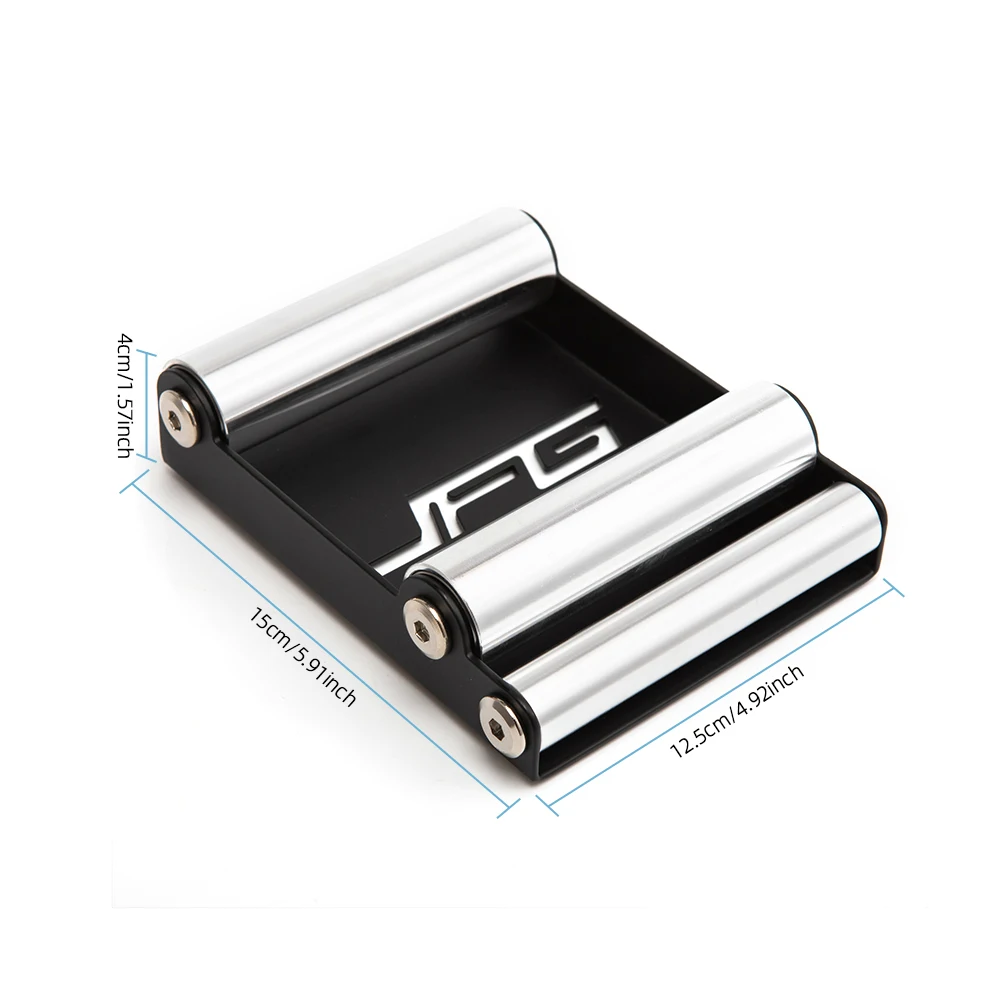 Motorcycle Tire Cleaning Stand Aluminium Tire Wash Bracket Portable Wheel Chain Clean Lubricate Shelf Durable Roller Ramp Lift