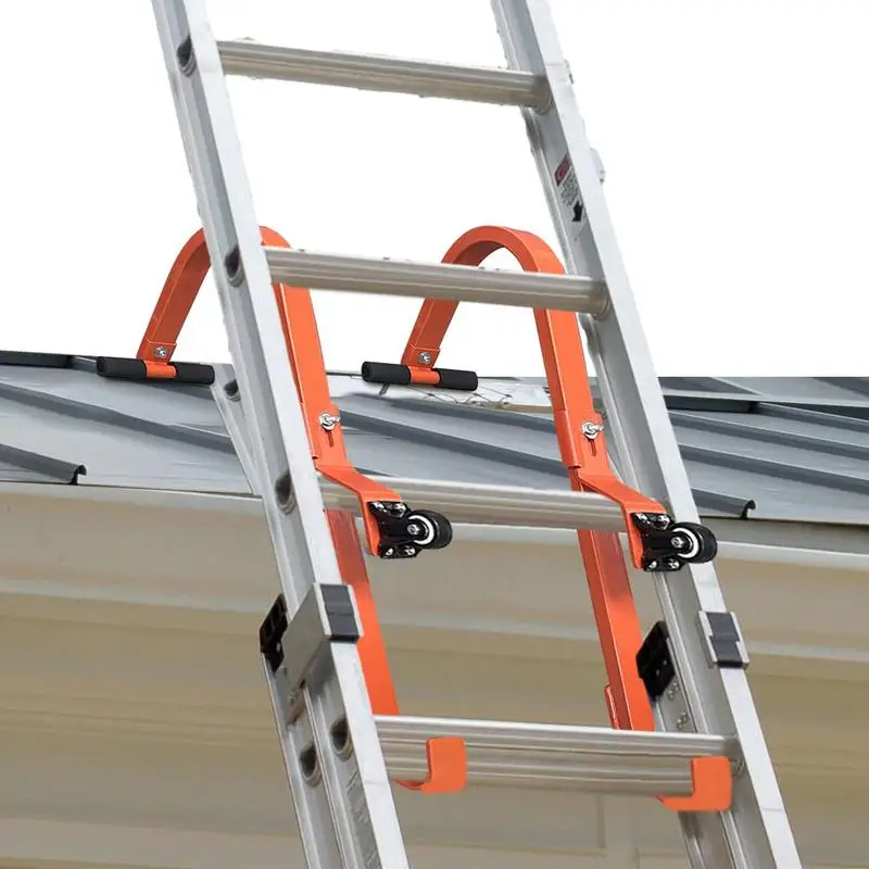 

Roof Ladder Steel Roof RidgeLadder Hook For Wall 2 Pcs Ladder Stabilizer Heavy Duty Fast And Easy Setup To Access Steep Roofs