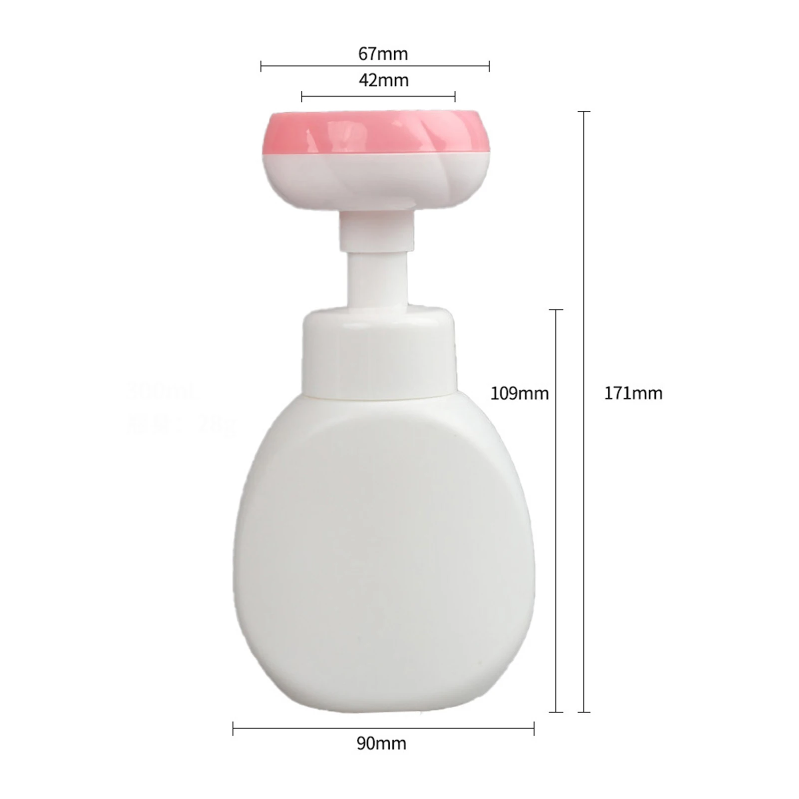 300ML Flower Type Soap Dispenser Soap Dispenser Flower Foam Bottle Hand Sanitizer Bottle Children Travel Bathroom Supplies