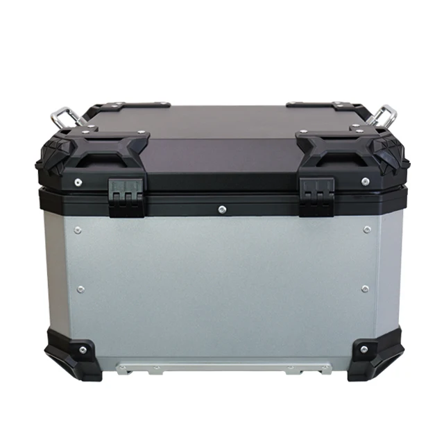 Kotak Bagasi Motor Aluminium 55L Berkualitas, Murah, Tempat Penyimpanan Belakang Motor