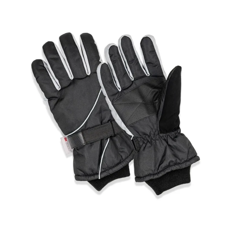 

Adult Men's Premium Ski Gloves with Reflective Strip