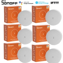 SONOFF-Sensor de temperatura y humedad SNZB-02P Zigbee, termómetro inteligente para el hogar, Monitor en tiempo Real con aplicación eWelink, a través de Alexa y Google Home